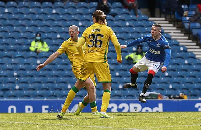 Ryan Kent of Rangers. (Photo by Ian MacNicol/Getty Images)