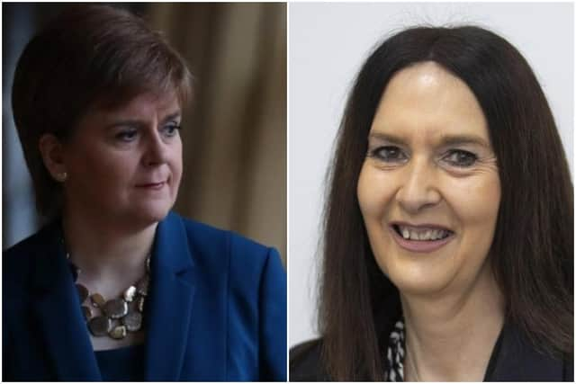 Nicola Sturgeon and Margaret Ferrier