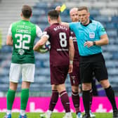 Hibs' Josh Campbell says he has a good relationship with referees.