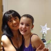 Ruth Moss with her daughter Sophie, who died by suicide in 2014, after viewing online content about depression, pornography, self-harm, and suicide