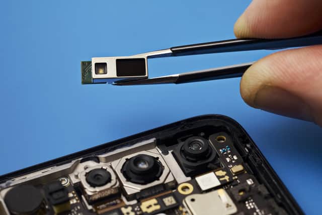 The light-transmitting connectivity tech being developed by Edinburgh-based PureLiFi could be incorporated into mobile phones, tablets and other consumer devices. Picture: Malcolm Cochrane