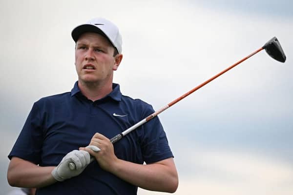 Bob MacIntyre strenghted his position in one of the automatic spots for the Ryder Cup by bouncing back from a quadruple-bogey 7 in the second round of the D+D Real Czech Masters at Albatross Golf Resort in Prague. Picture: Octavio Passos/Getty Images.