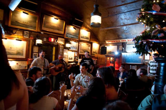 The 'Gris' hosts live music every night - including Monday Night Sea Shanteys (pictured). Picture: Kim Tyler Photography