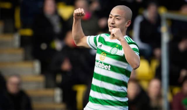 Celtic's Daizen Maeda has scored six times since his January transfer - including away at Livingston and the weekend win over Ross County. (Photo by Paul Devlin / SNS Group)