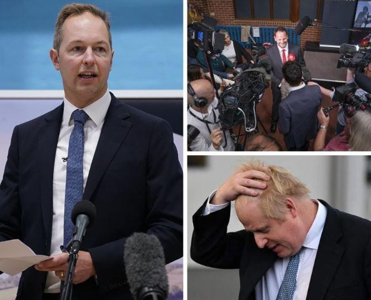 Boris Johnson suffers double by-election humiliation in Tiverton & Honiton and Wakefield