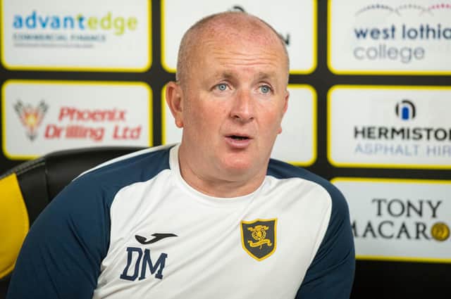 Livingston manager David Martindale has been a busy man this summer. Picture: SNS