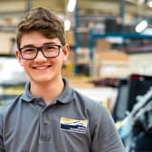 Happy camper: Calum is enjoying his apprenticeship