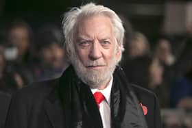 Donald Sutherland attending the UK Premiere of The Hunger Games: Mockingjay, Part 2 at the Odeon Leicester Square, London. Picture: Daniel Leal/PA Wire