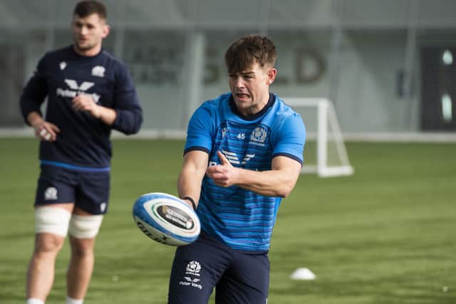 Glasgow stand-off Ross Thompson has been added to the Scotland squad. (Photo by Paul Devlin / SNS Group)