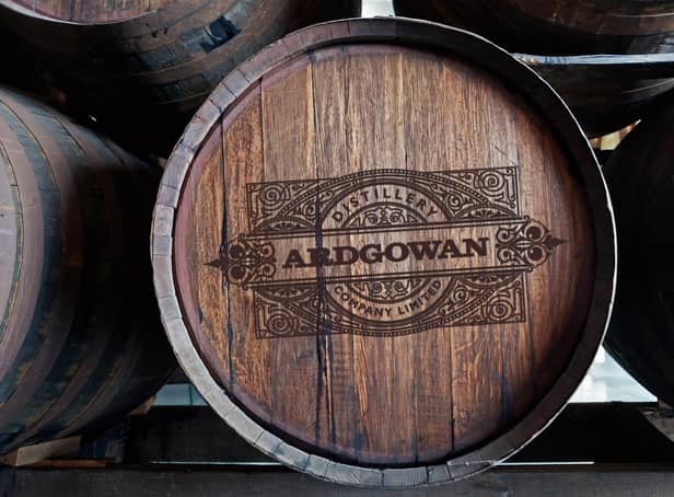 The new loan funds will support the Ardgowan Distillery’s development until the first whisky matures in 2028. Picture: contributed.