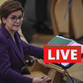 Scotland’s First Minister Nicola Sturgeon will hold a briefing on the Omicron variant of Covid-19 at noon with Scotland’s chief medical officer Gregor Smith and national clinical director Jason Leitch.