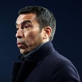 Rangers boss Giovanni van Bronckhorst has chosen his line-up for Parkhead - with RB Leipzig to come at Ibrox (Photo by Alex Pantling/Getty Images)