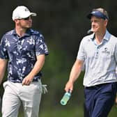 Ewen Ferguson was paired with Luke Donald in the opening round of the Nedbank Golf Challenge at Gary Player CC in Sun City. Picture: Stuart Franklin/Getty Images.