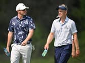 Ewen Ferguson was paired with Luke Donald in the opening round of the Nedbank Golf Challenge at Gary Player CC in Sun City. Picture: Stuart Franklin/Getty Images.