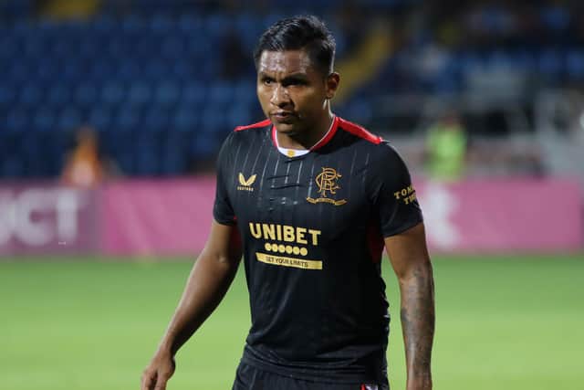 Alfredo Morelos will lead the Rangers attack against Lyon (Photo by Hrach Khachatryan / SNS Group)