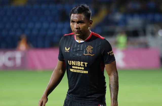 Alfredo Morelos will lead the Rangers attack against Lyon (Photo by Hrach Khachatryan / SNS Group)