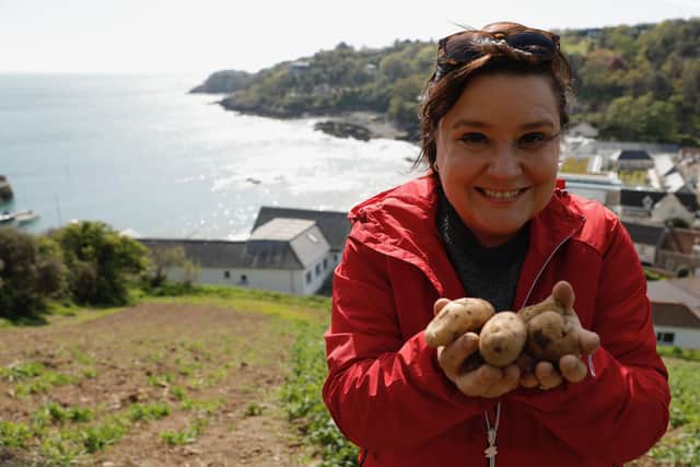 Susan Calman's Grand Day Out visits Jersey. Picture: Channel 5