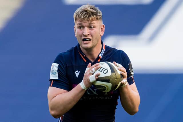 Jamie Hodgson signed his first full professional contract with Edinburgh in January. Picture: Ross Parker/SNS