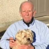 Stewart Spence - pictured with his dog Millie - ensured every guest received a warm welcome, no matter their status in life