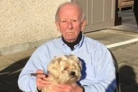 Stewart Spence - pictured with his dog Millie - ensured every guest received a warm welcome, no matter their status in life