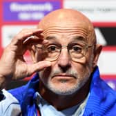 Spain Manager Luis de la Fuente knows his side just need a result against Norway in Oslo on Sunday to qualify for Euro 2024 (Photo by Ross MacDonald / SNS Group)