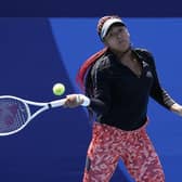Naomi Osaka, of Japan, practises ahead of the 2020 Summer Olympics in Tokyo. Picture: Patrick Semansky/AP