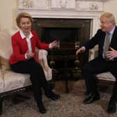 Prime Minister Boris Johnson will meet with EU Commission president Ursula von der Leyen on Wednesday