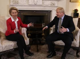 Prime Minister Boris Johnson will meet with EU Commission president Ursula von der Leyen on Wednesday