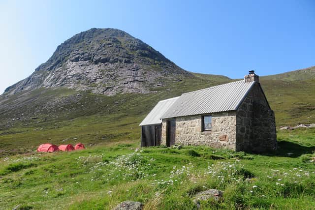 Corrour Bothy on a good day PIC: Ralph Storer / Luath Press