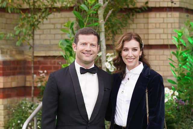 Dermot O'Leary and wife Dee Koppang at the Earthshot Prize awards ceremony in London, October 2021.