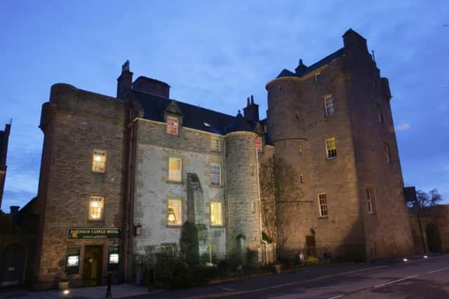 Dornoch Castle Hotel which is situated opposite Dornoch Cathedral in Dornoch, Sutherland.