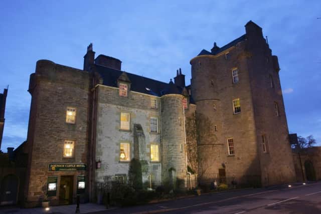 Dornoch Castle Hotel which is situated opposite Dornoch Cathedral in Dornoch, Sutherland. 