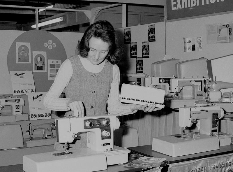 All the latest gadgets at this 1974 exhibition in Joplings. Photo: Bill Hawkins.