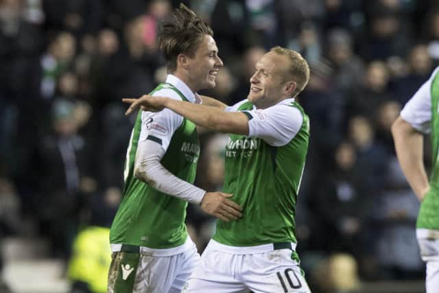 McGeouch was a hugely popular and important player for Hibs. Picture: SNS
