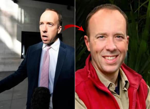 Matt Hancock is the former Health Secretary who who was recently suspended from the Conservative Party before joining the I'm A Celeb jungle.