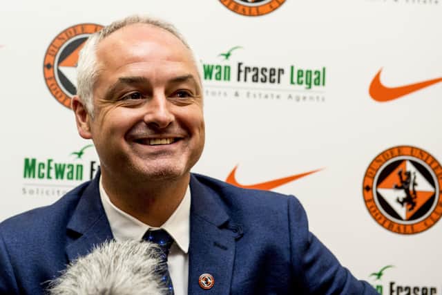 Ray McKinnon unveiled at Tannadice as Dundee Utd's new manager in May 2016. He was sacked after 17 months in charge.