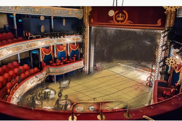 An artist's impression of how the Lyceum's reconfigured auditorium will look by designer Tom Piper PIC: Lyceum Theatre