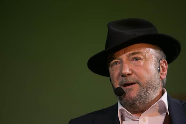 Controversial: Ex-MP George Galloway