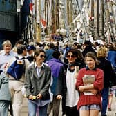 The Cutty Sark Tall Ships Race came to Leith in 1995.