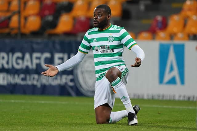 Celtic's Olivier Ntcham was the subject of two late bids according to reports in France. (Photo by Sanita Sparane / SNS Group)