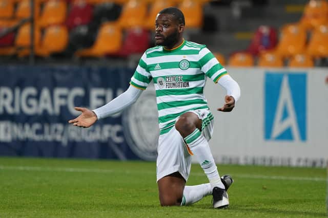Celtic's Olivier Ntcham was the subject of two late bids according to reports in France. (Photo by Sanita Sparane / SNS Group)