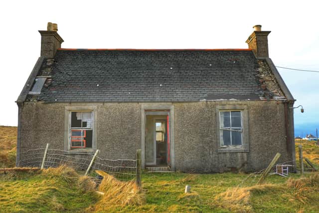 Photographer Tommy McPhelim found the door open to the croft. When he stepped inside, he found "poignant" traces of a life left behind. PIC: Tommy McPhelim.