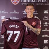 Hearts have brought Costa Rican forward Kenneth Vargas to the club. Pic: Heart of Midlothian FC