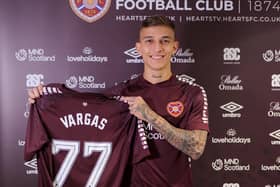 Hearts have brought Costa Rican forward Kenneth Vargas to the club. Pic: Heart of Midlothian FC