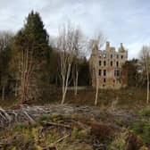 Cavers Castle in the Scottish Borders is to be redeveloped. PIC: Simon Forder/CC