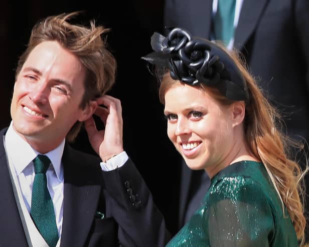 Princess Beatrice and her husband Edoardo Mapelli Mozzi. Princess Beatrice gave birth to a baby girl at 11.42pm on Saturday at the Chelsea and Westminster Hospital in London.