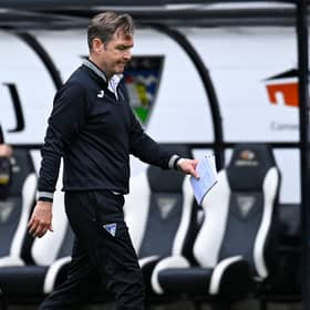 Peter Grant faced angry scenes following Dunfermline's defeat to Queen of the South on Saturday. (Photo by Rob Casey / SNS Group)