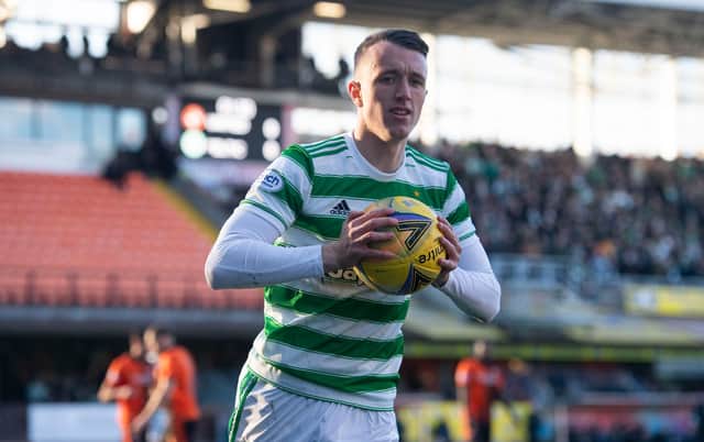 Celtic's David Turnbull is nearing a return from injury but the Dundee United game is 'too soon'. (Photo by Craig Foy / SNS Group)