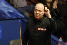 John Higgins after beating Thepchaiya Un-Nooh during day five of the Betfred World Snooker Championships at The Crucible, Sheffield.