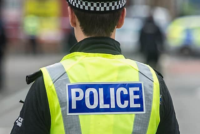 The officer was taken to hospital with serious injuries.